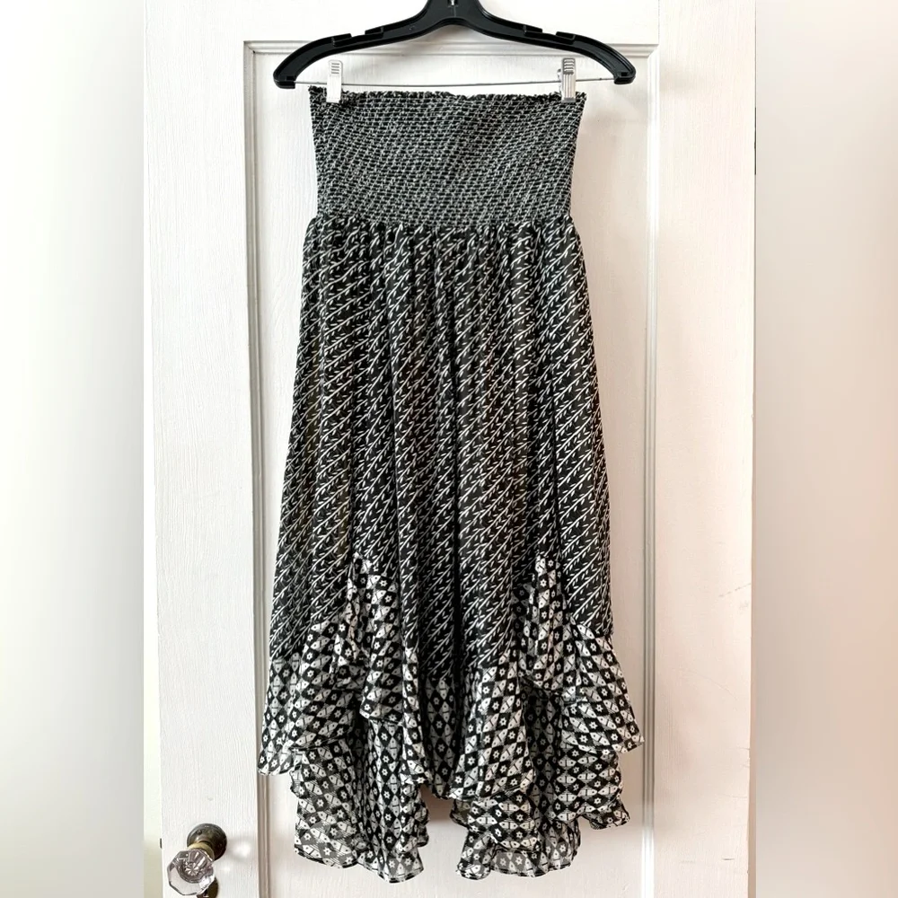Anthropologie | Akemi + Kin Theola Smocked Waist Maxi Skirt M - Picture 6 of 9